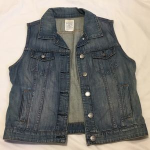 Women’s J Crew Denim Vest - Medium